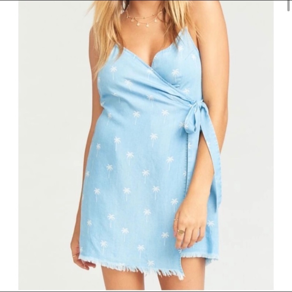 SHOW ME YOUR MUMU Addison‎ Romper Palm Tree Print Size Small